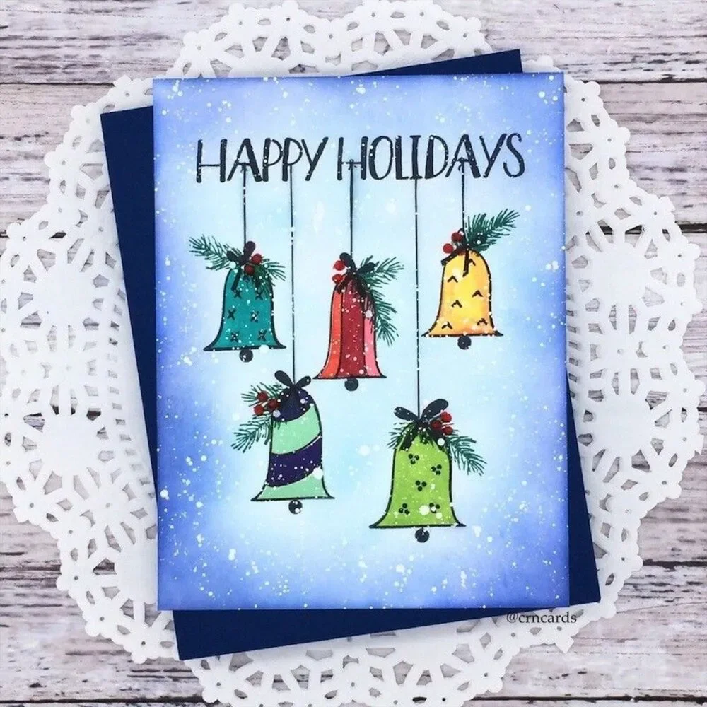 NEW - Stamptember 2020 - Avery Elle - Holiday Bells Stamp set